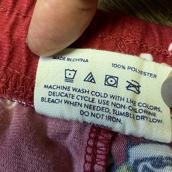 Life Is Good Pajama Pants Men Small Red Dog Sled Christmas Holiday Sleepwear - Picture 6 of 10